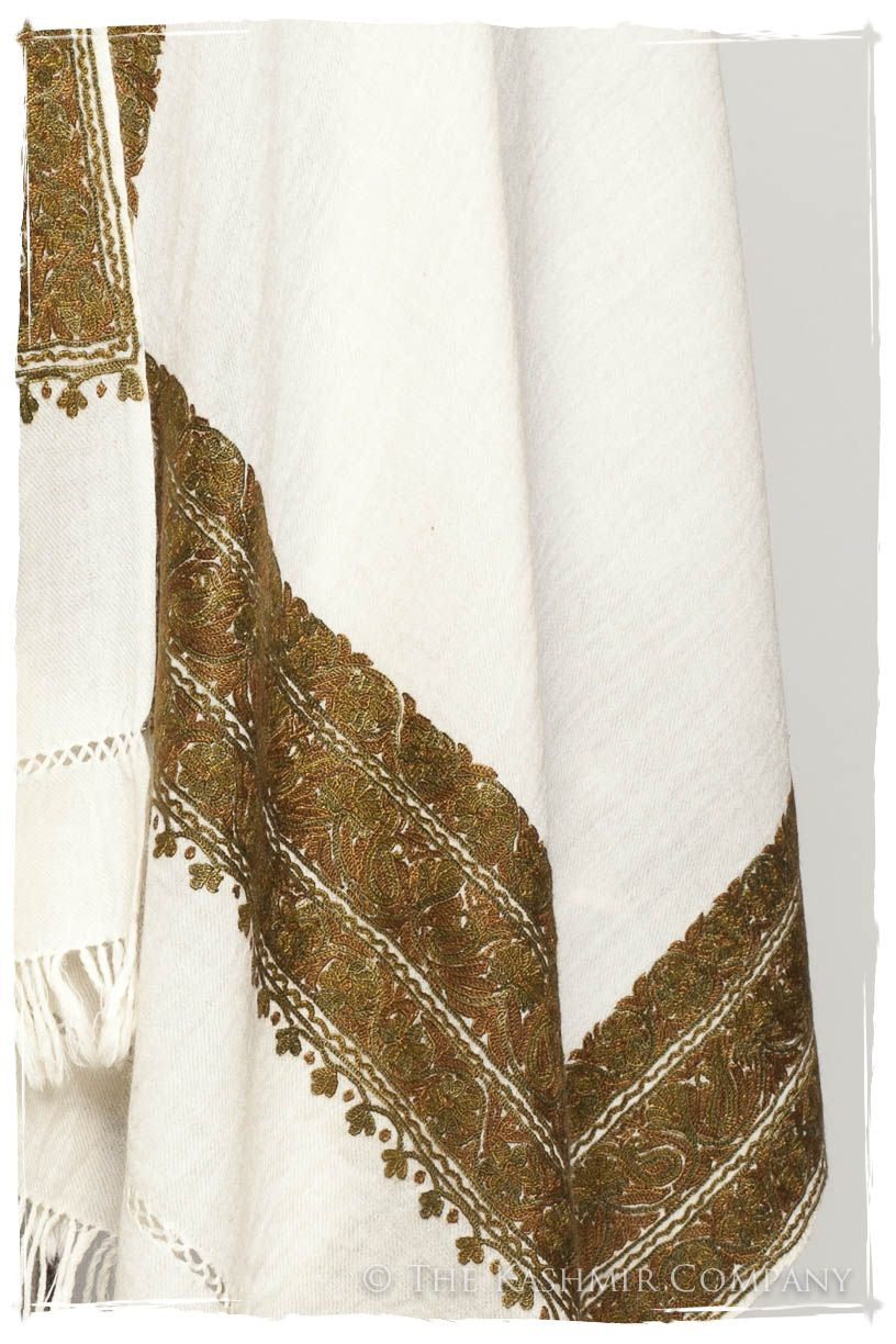 Trois Frontière Henna Ivoire Mascarade Shawl