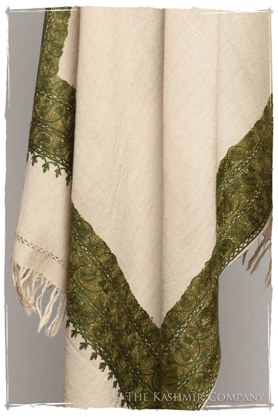 Trois Frontière Ivy Champagne Mascarade Shawl