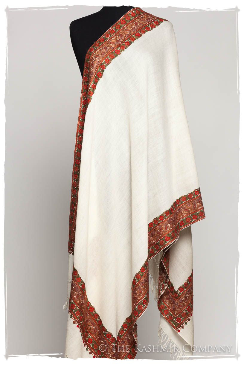 Trois Frontière Rouge Ruby Mascarade Shawl