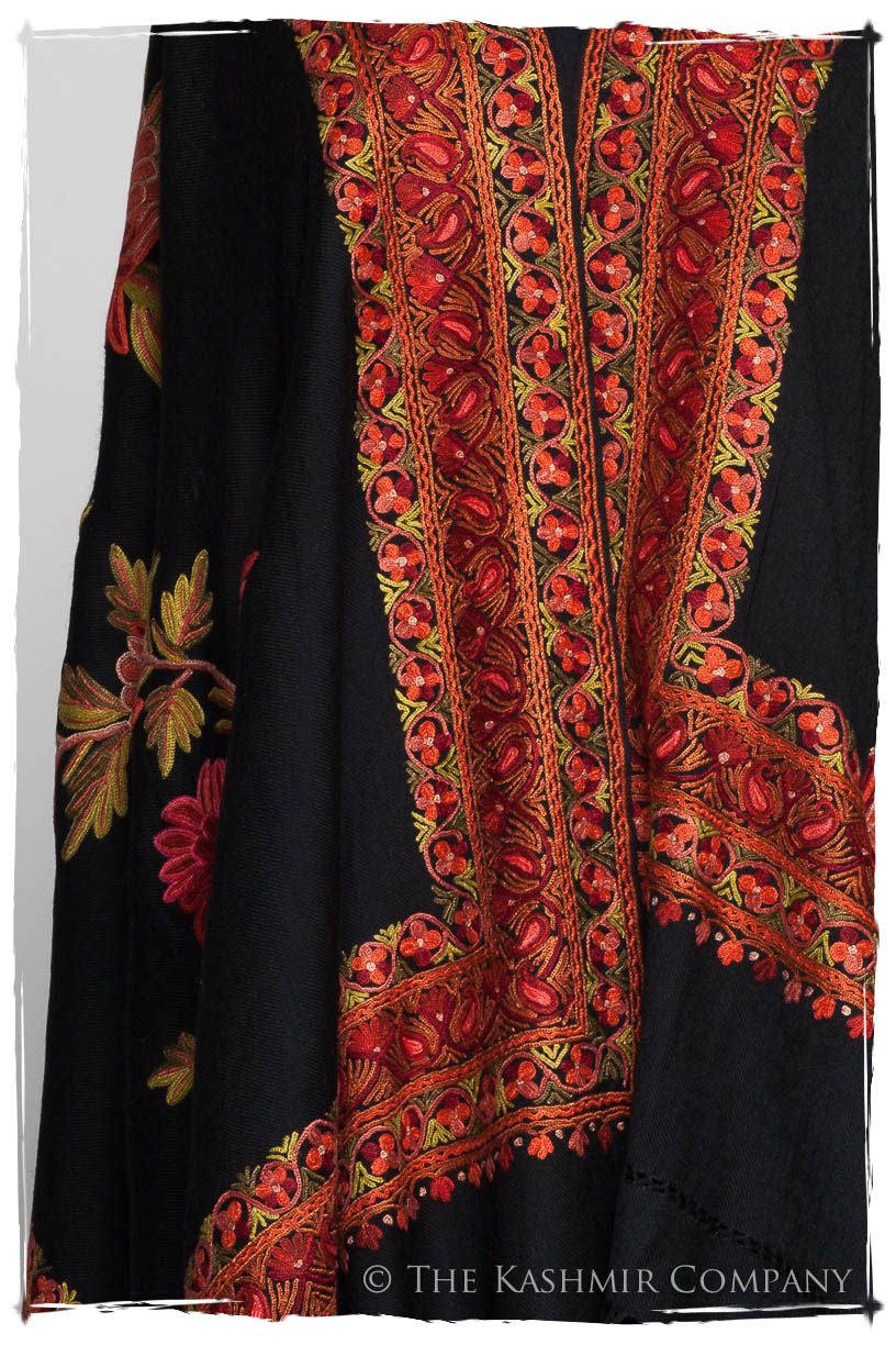 Trois Frontières Ember noir Pauline Shawl