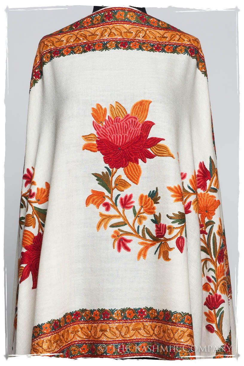 Trois Frontières Amberglow Ivorie Pauline Shawl