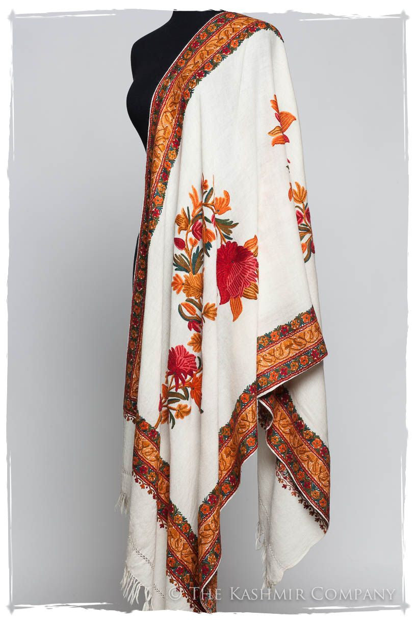 Trois Frontières Amberglow Ivorie Pauline Shawl