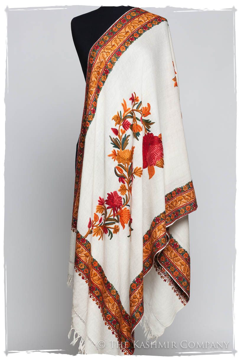 Trois Frontières Amberglow Ivorie Pauline Shawl