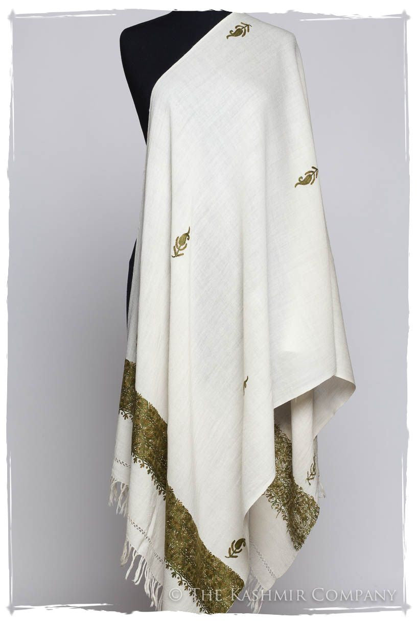 Cyprès Trois Frontières Ivoire Gift Shawl