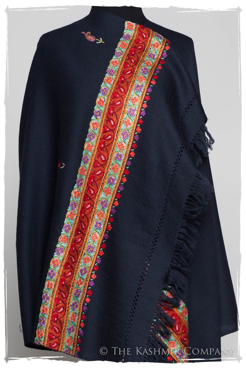 Jewel Trésor Trois Frontières Bleu Gift Shawl