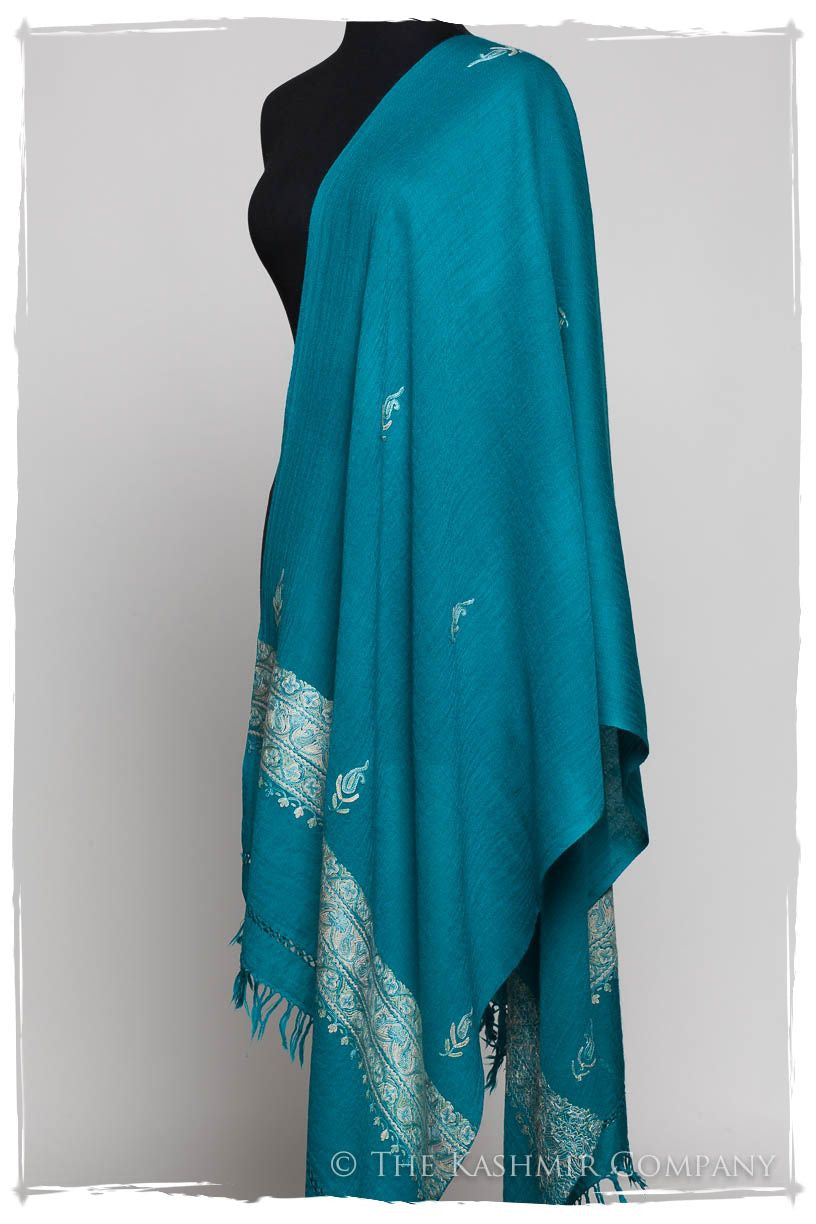 Méditerranée Capri Trois Frontières Bleu Gift Shawl