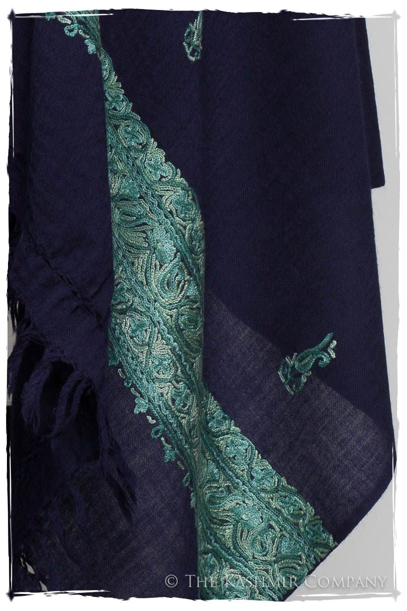 Rivière Trois Frontières Bleu Gift Shawl