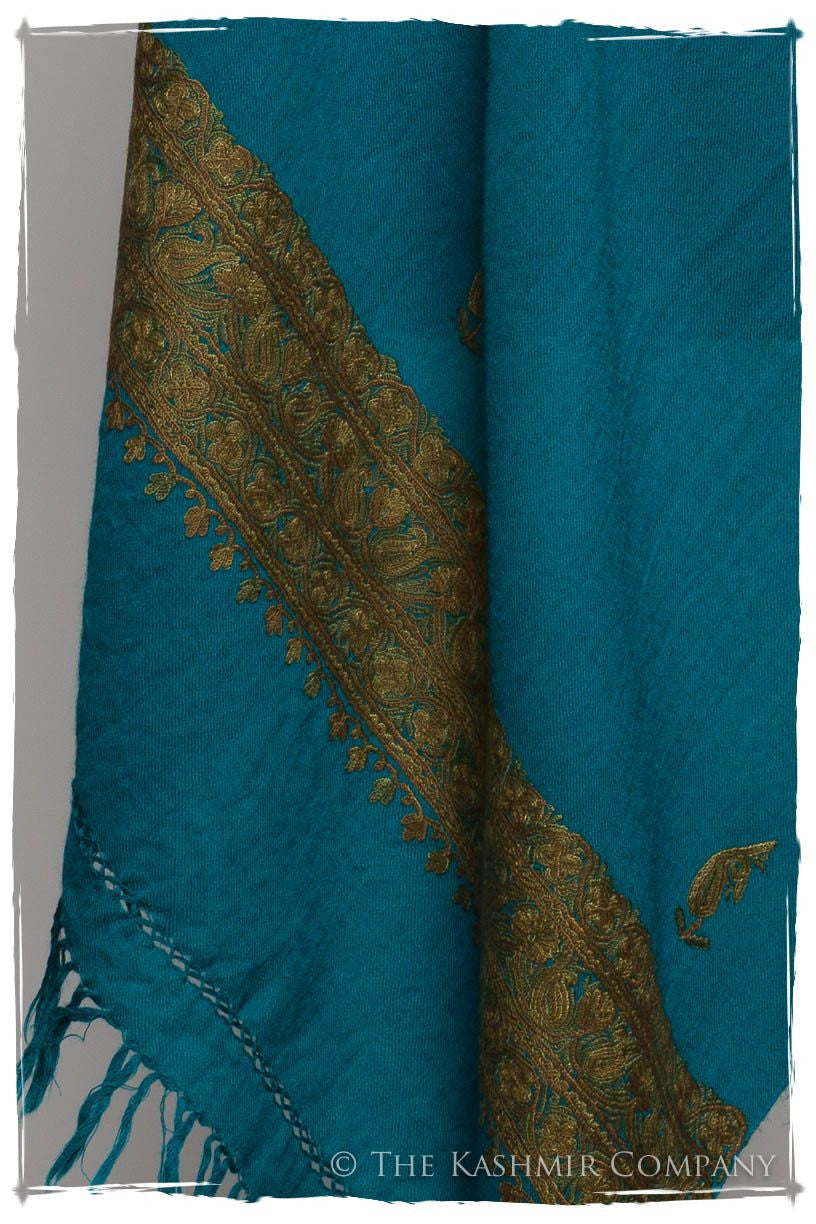 Caraïbes Trois Frontières Bleu Gift Shawl