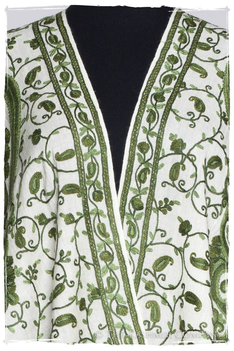 Rococo Emerald Royale Paisley Shawl