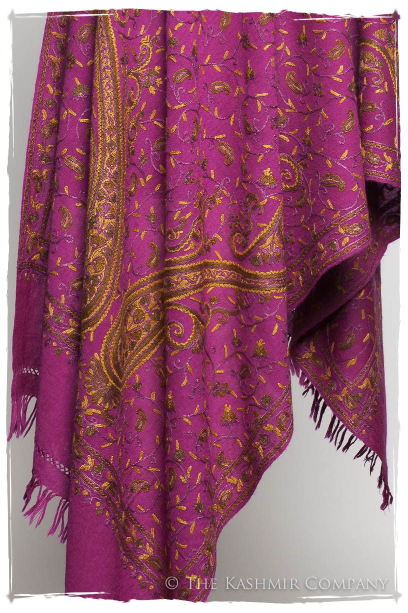 Améthyste Royale Paisley Shawl