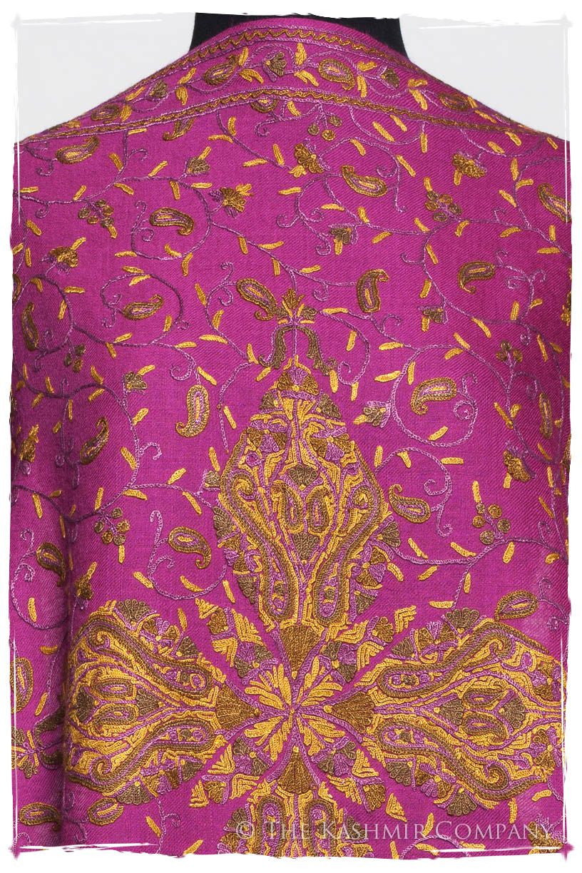 Améthyste Royale Paisley Shawl