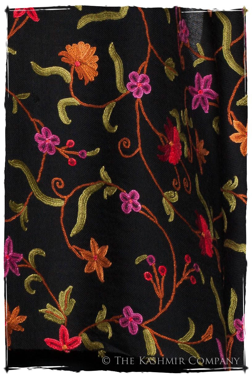 Clair Jardin Antoinette Noir Shawl