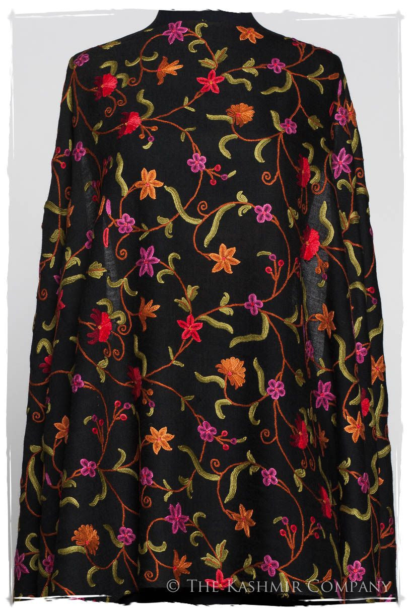 Clair Jardin Antoinette Noir Shawl
