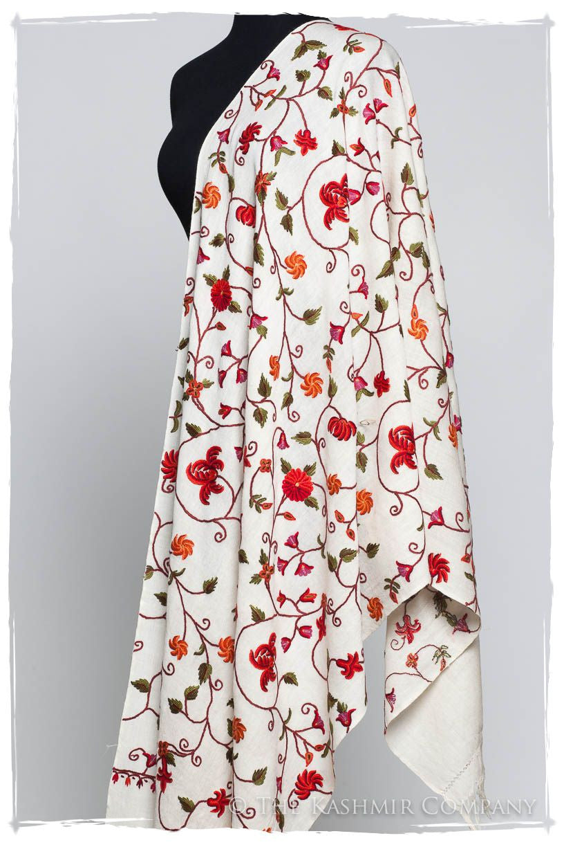 Sharon Jardin Antoinette ivoire Shawl