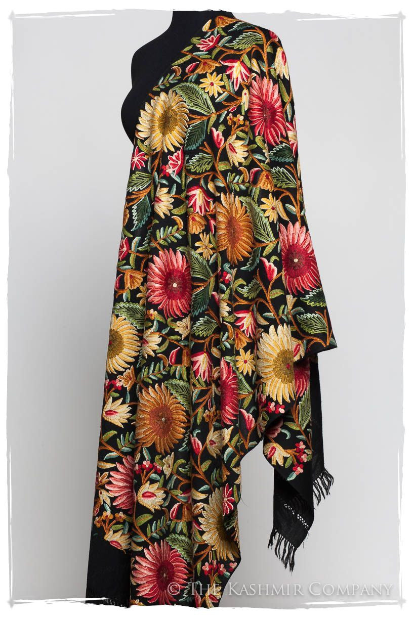 Fleur du Soleil Noir Renoirs Dream Shawl