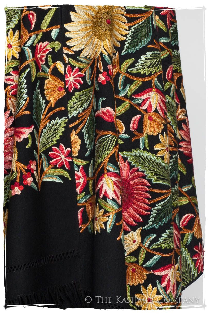 Fleur du Soleil Noir Renoirs Dream Shawl