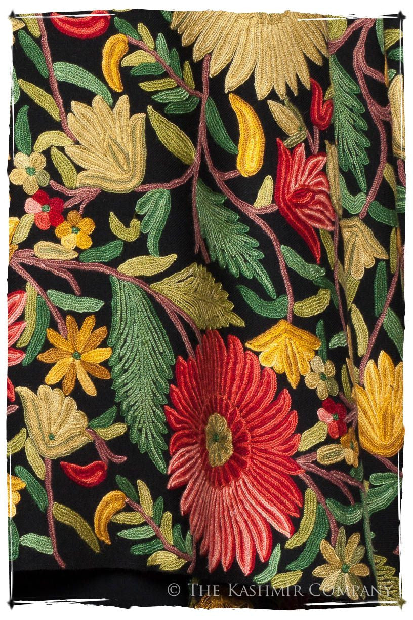 Fleur du Soleil Doux Noir Renoirs Dream Shawl
