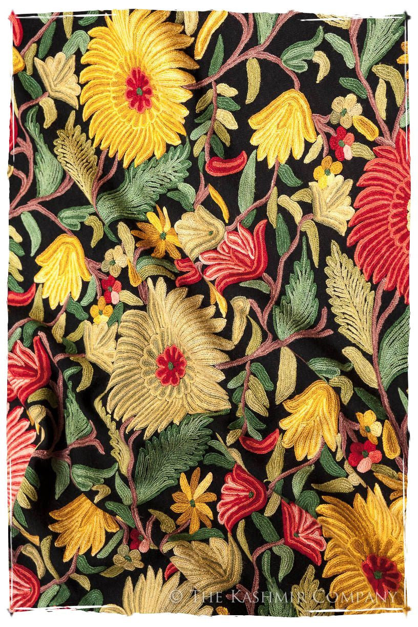 Fleur du Soleil Doux Noir Renoirs Dream Shawl
