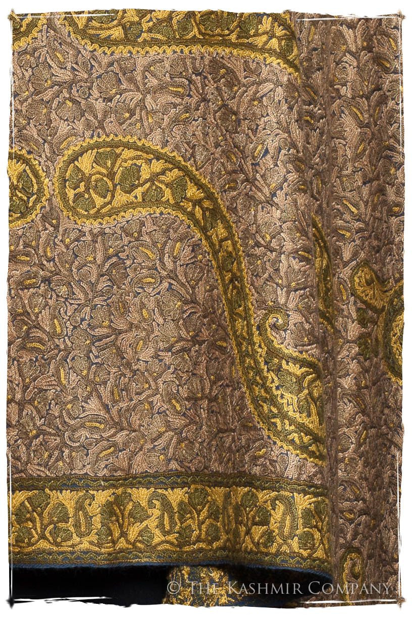 Bleu Royale au Trésor Paisley Antiquaires Shawl
