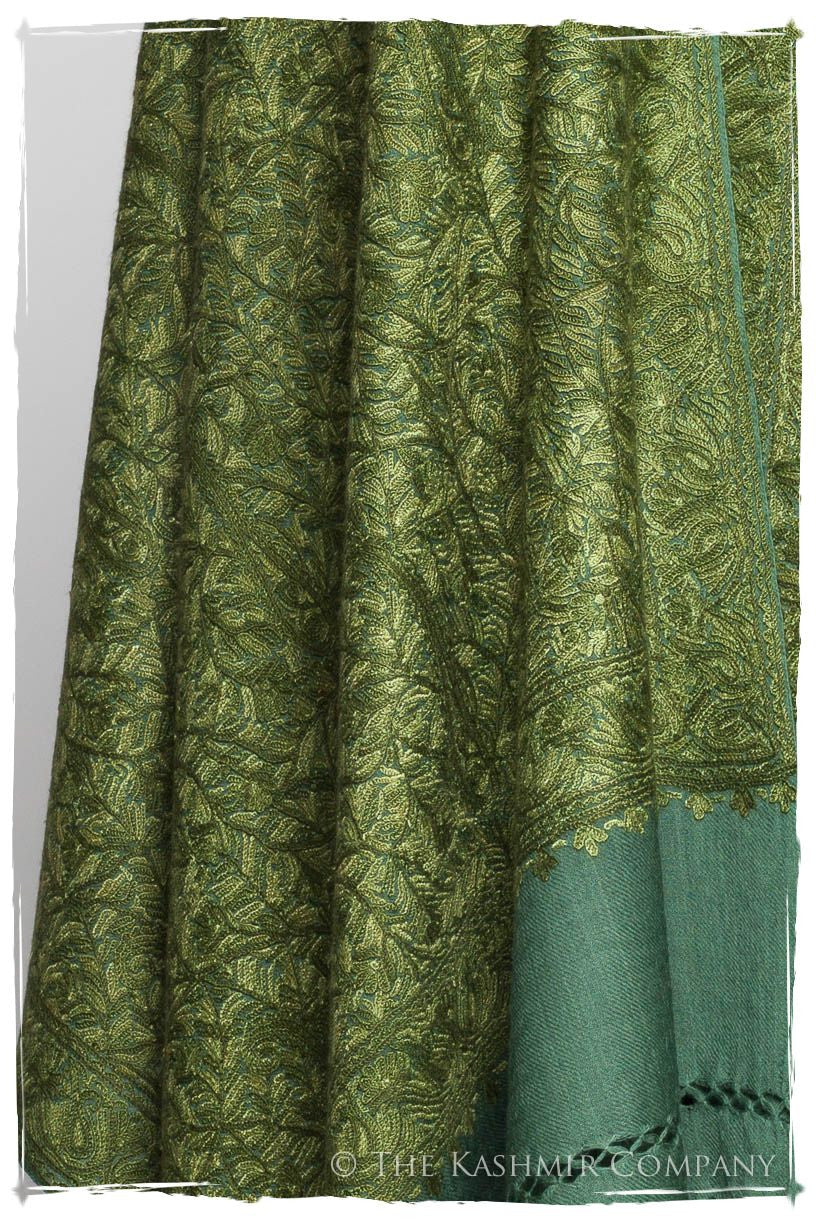 Emerald Joyaux Trésor Paisley Antiquaires Shawl