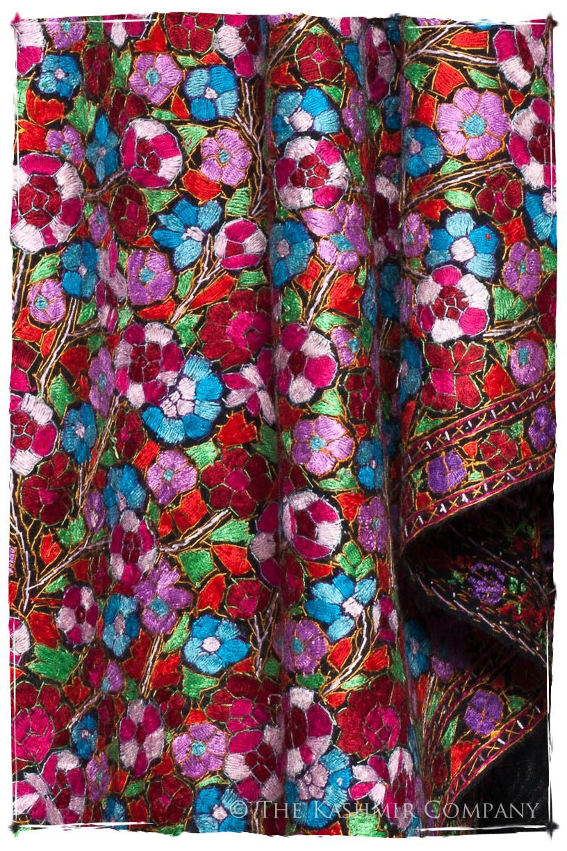 Aurélie Papier Mâché Fleurs La Rive Gauche Shawl