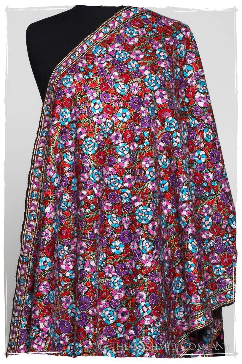 Mélanie Papier Mâché Fleurs La Rive Gauche Shawl