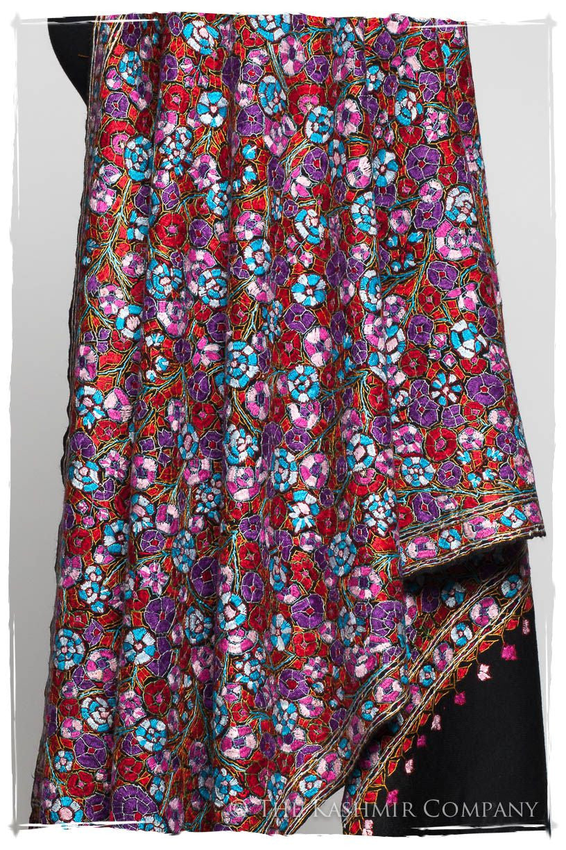Mélanie Papier Mâché Fleurs La Rive Gauche Shawl