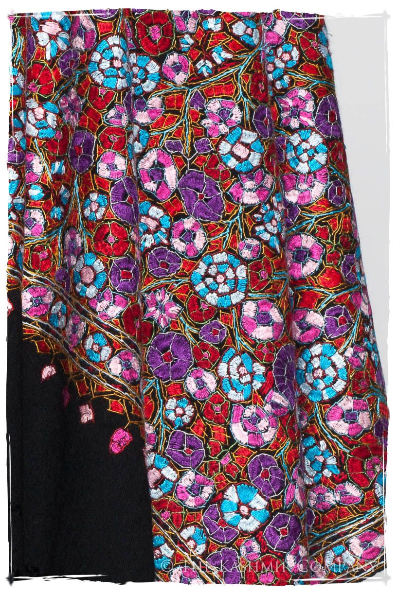 Mélanie Papier Mâché Fleurs La Rive Gauche Shawl