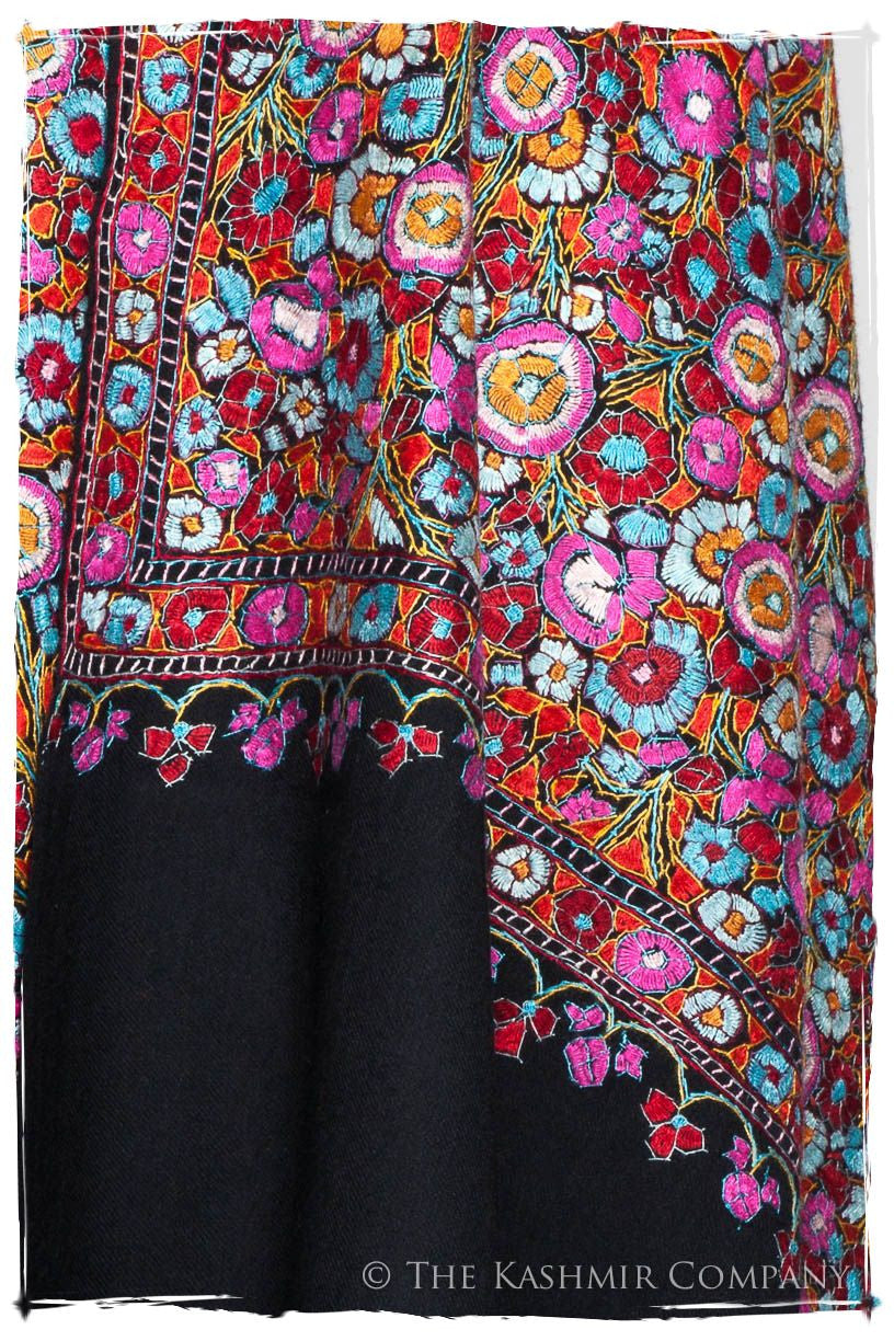Charlotte Papier Mâché Fleurs La Rive Gauche Shawl