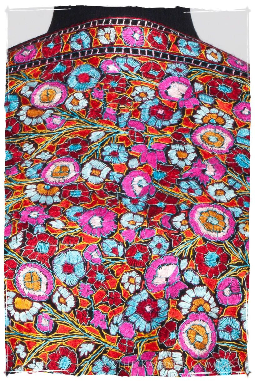 Charlotte Papier Mâché Fleurs La Rive Gauche Shawl