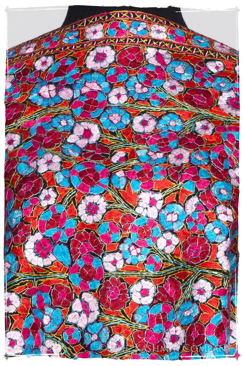 Louise Papier Mâché Fleurs La Rive Gauche Shawl