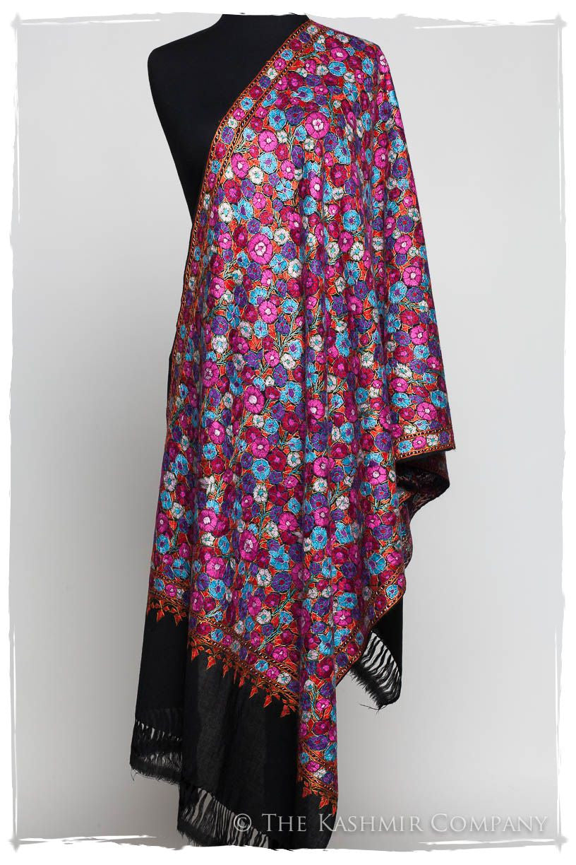 Joséphine Papier Mâché Fleurs La Rive Gauche Shawl