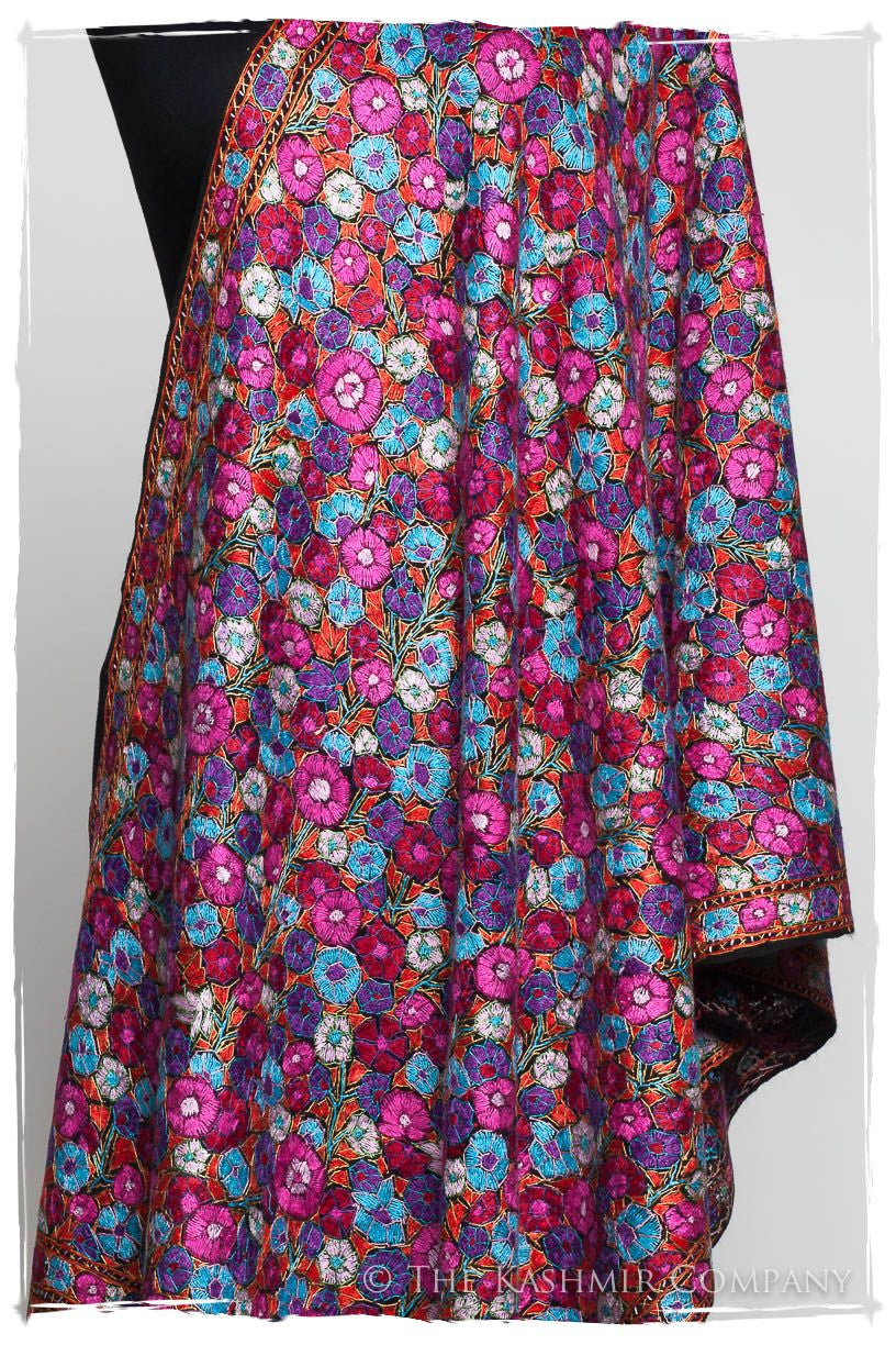 Joséphine Papier Mâché Fleurs La Rive Gauche Shawl