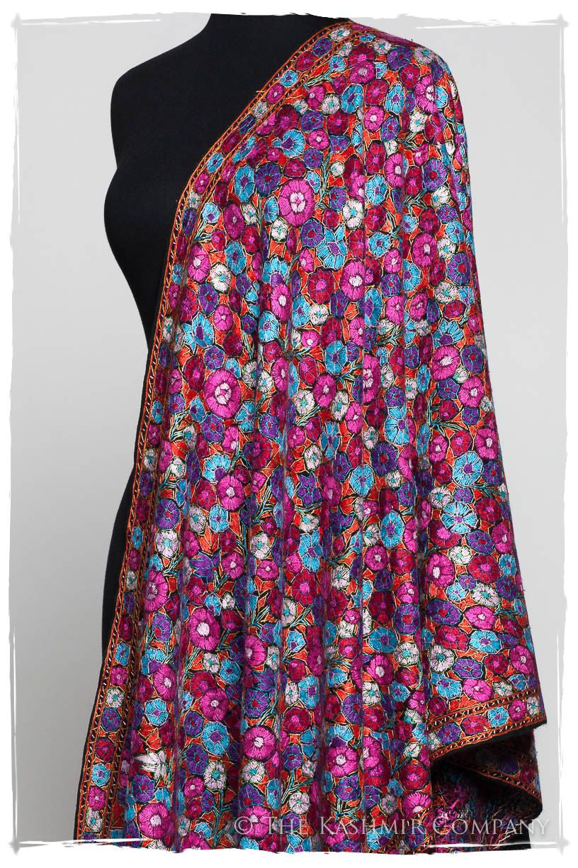 Joséphine Papier Mâché Fleurs La Rive Gauche Shawl