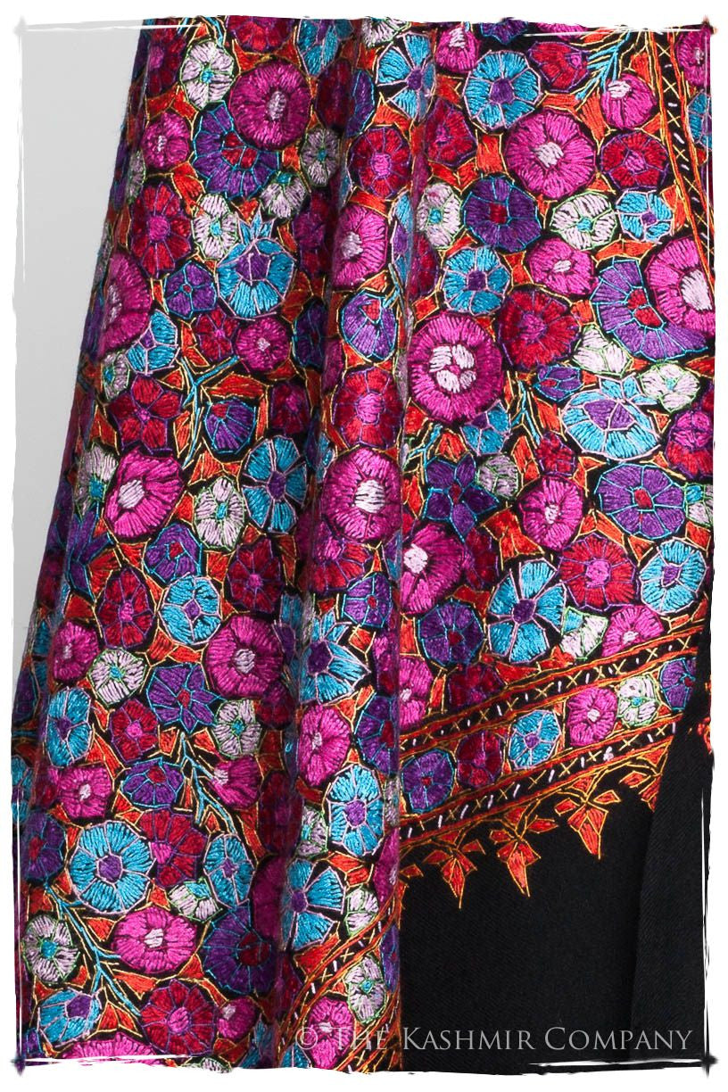 Joséphine Papier Mâché Fleurs La Rive Gauche Shawl