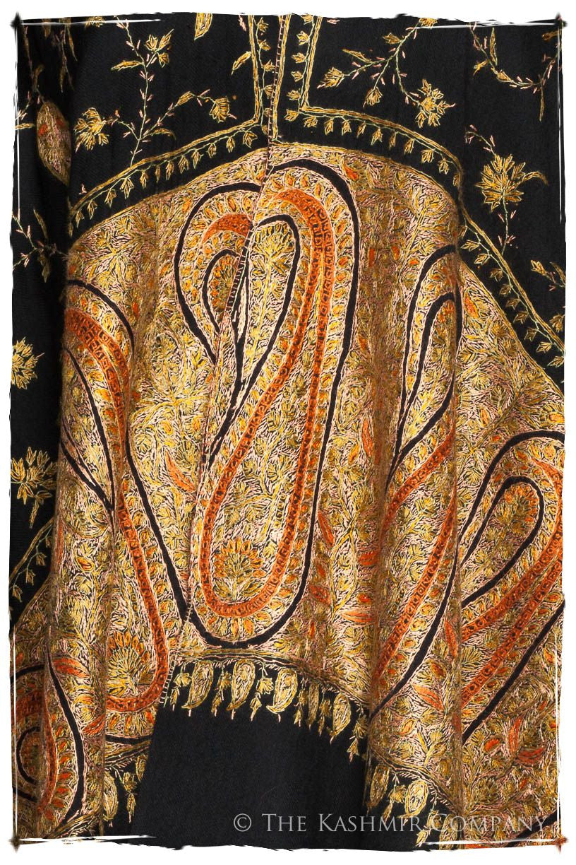 Bel Amour Isabelle Orient Paisley Shawl