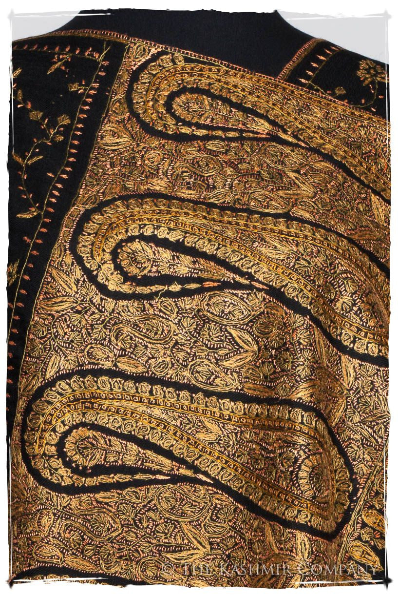 Châle pour Emmanuelle Orient Paisley Shawl