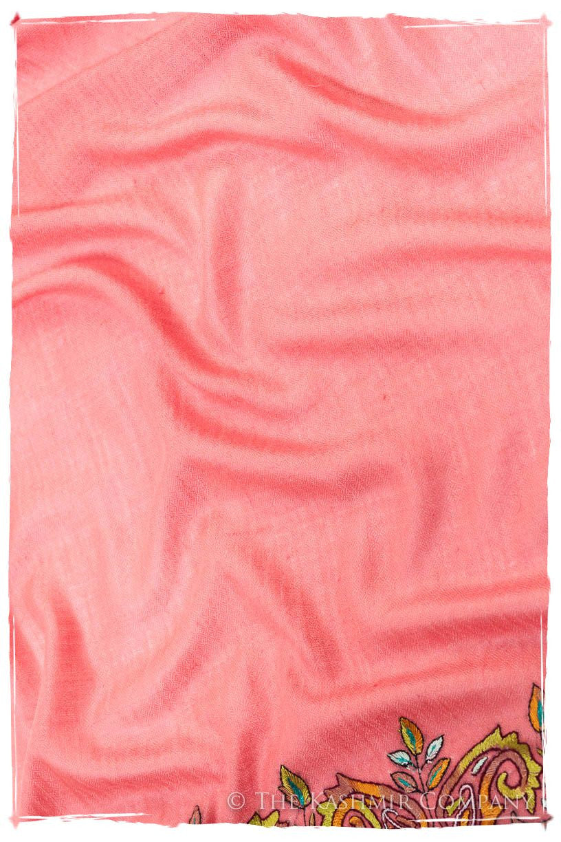 Orient Frontière Chateau Rose L'amour Soft Cashmere Scarf/Shawl