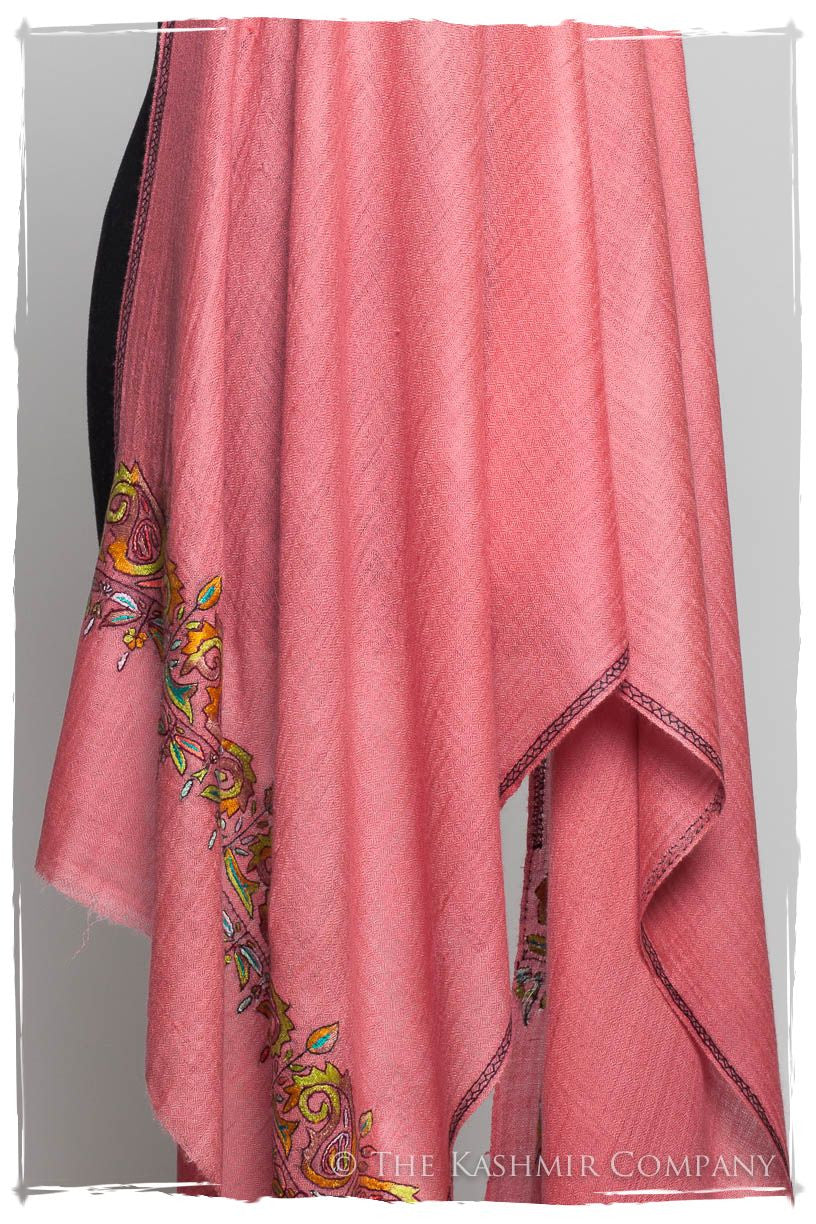 Orient Frontière Chateau Rose L'amour Soft Cashmere Scarf/Shawl