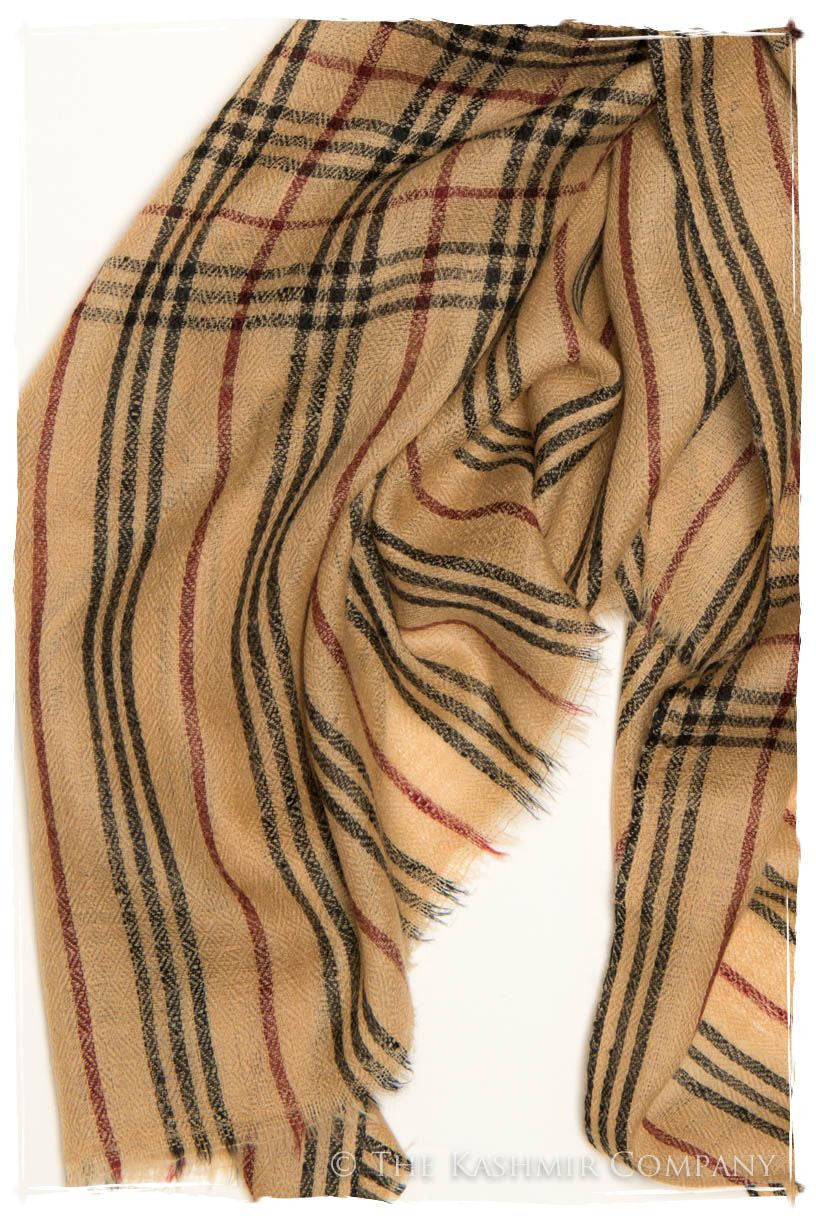 The Buckingham - Handloom Pashmina Cashmere Scarf