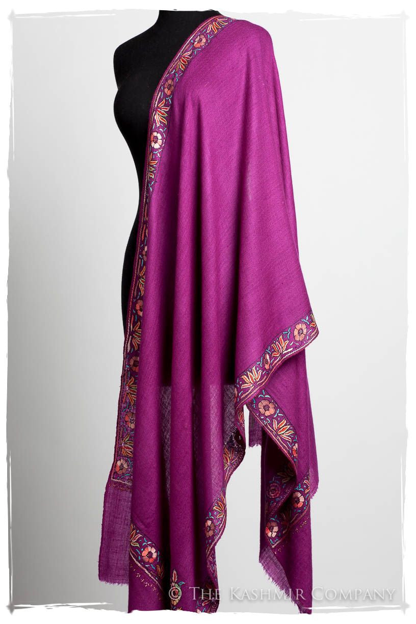 Frontière Jardin Byzantium L'amour Soft Cashmere Scarf/Shawl
