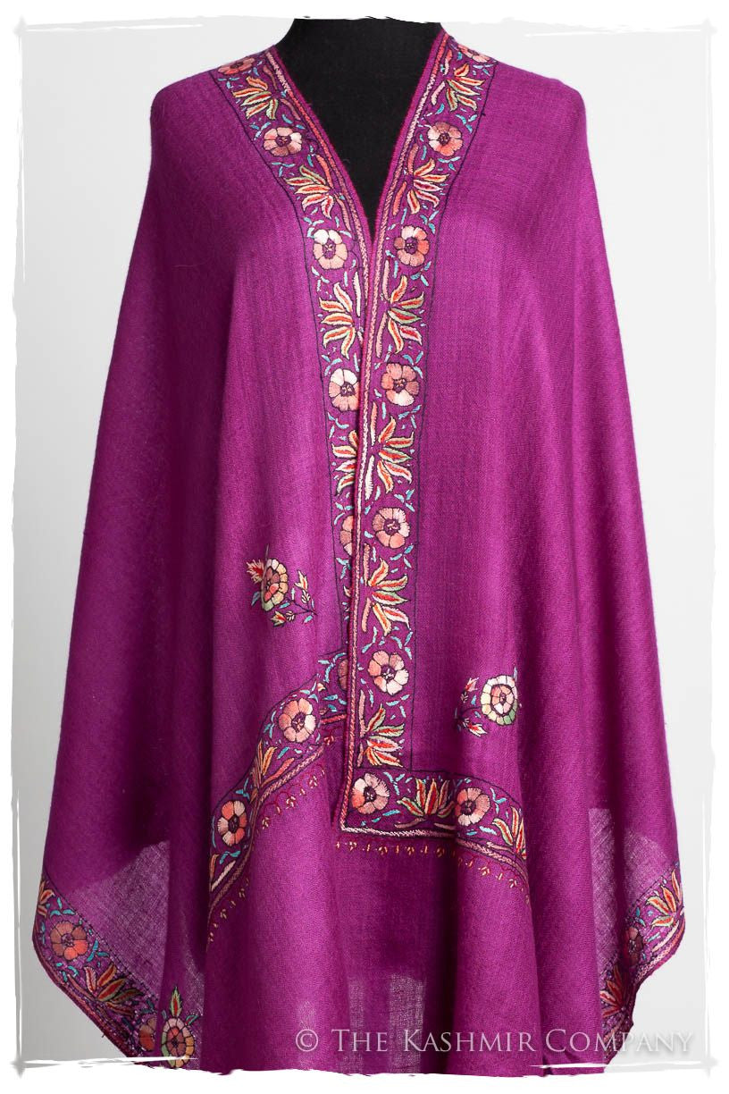 Frontière Jardin Byzantium L'amour Soft Cashmere Scarf/Shawl