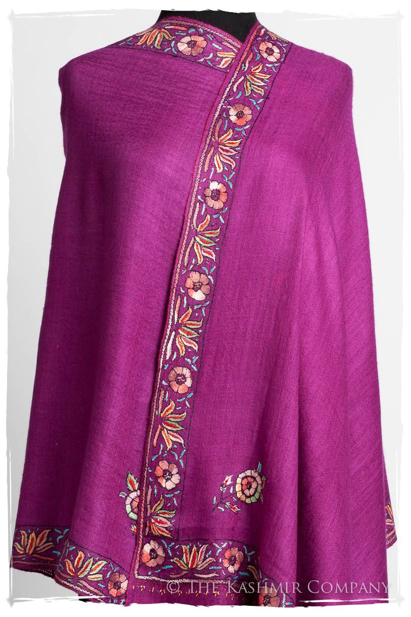 Frontière Jardin Byzantium L'amour Soft Cashmere Scarf/Shawl