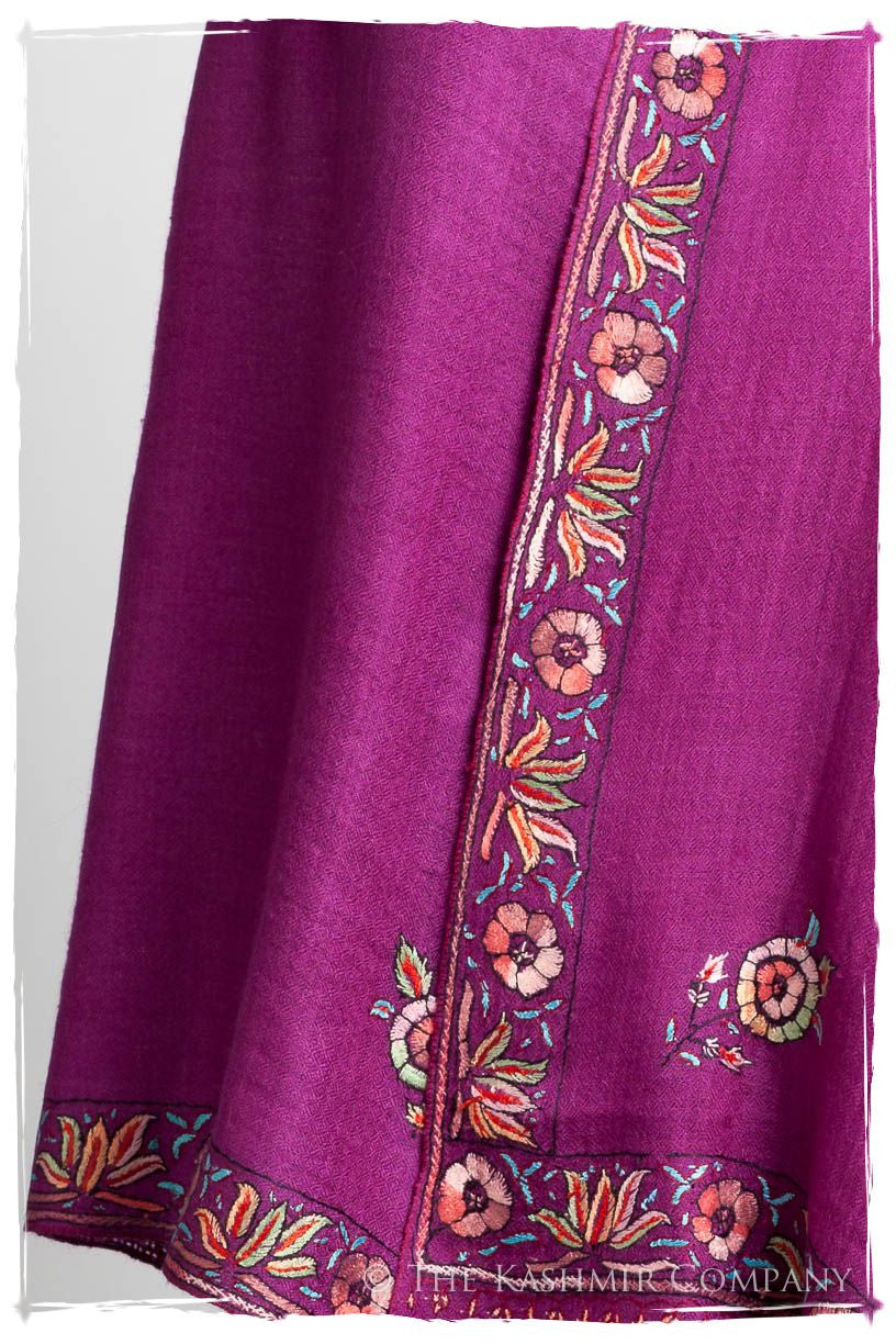 Frontière Jardin Byzantium L'amour Soft Cashmere Scarf/Shawl