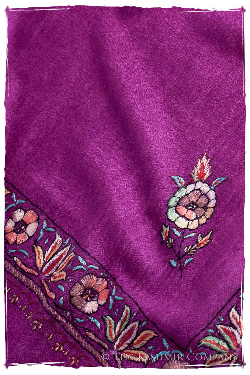 Frontière Jardin Byzantium L'amour Soft Cashmere Scarf/Shawl
