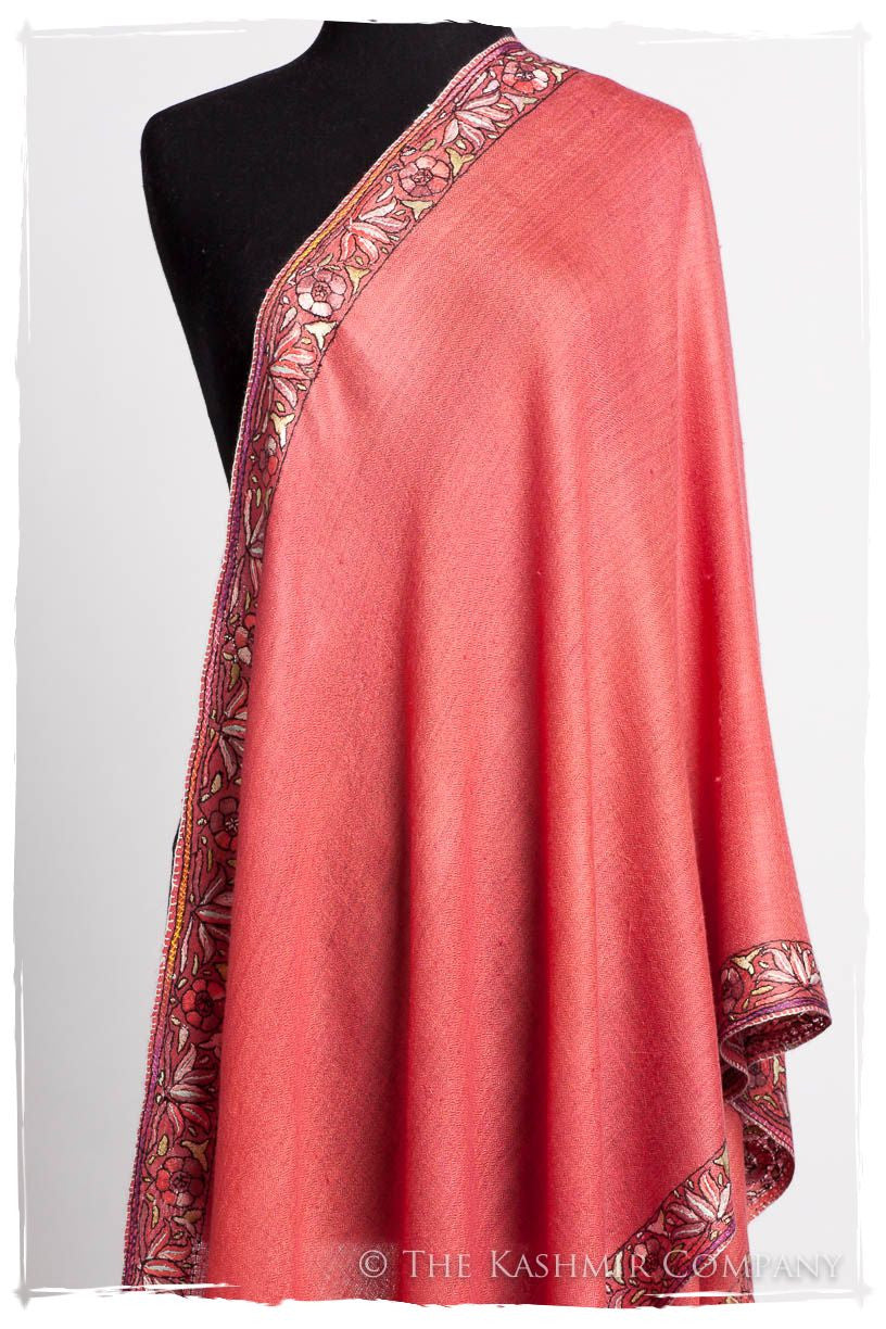 Frontière Jardin Camellia L'amour Soft Cashmere Shawl