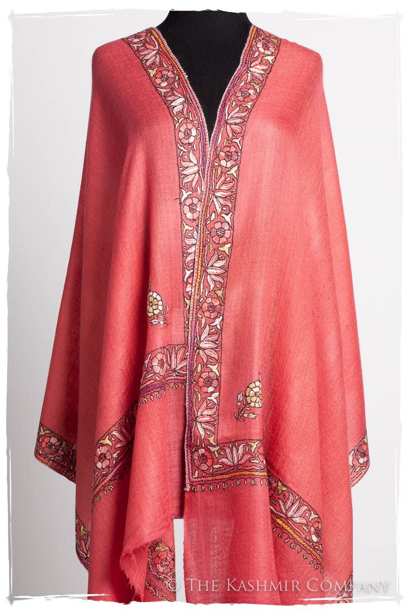 Frontière Jardin Camellia L'amour Soft Cashmere Shawl