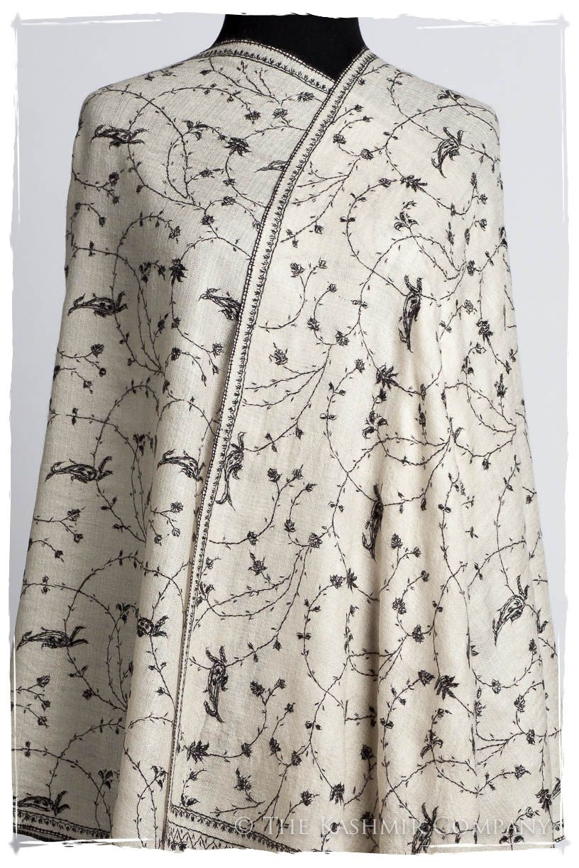 Clair de Lune Paisley L'amour Soft Cashmere Scarf/Shawl