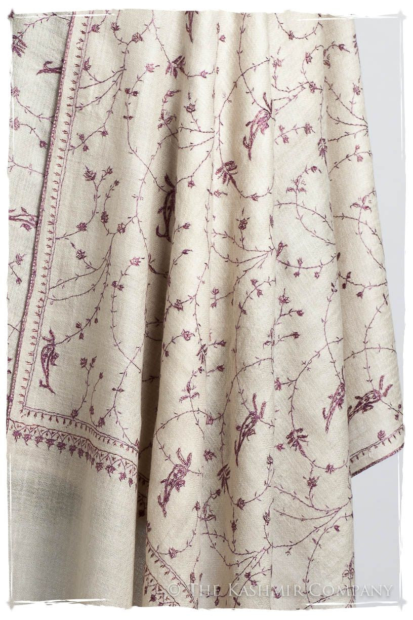 Joyau Amethyst Paisley L'amour Soft Cashmere Scarf/Shawl