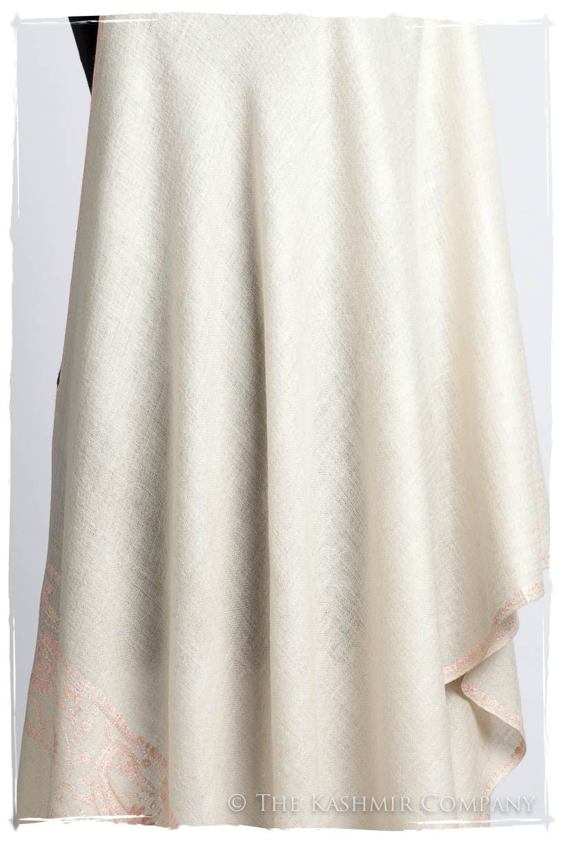 Frontière d'Paisley Pink Mist L'amour Soft Cashmere Scarf/Shawl